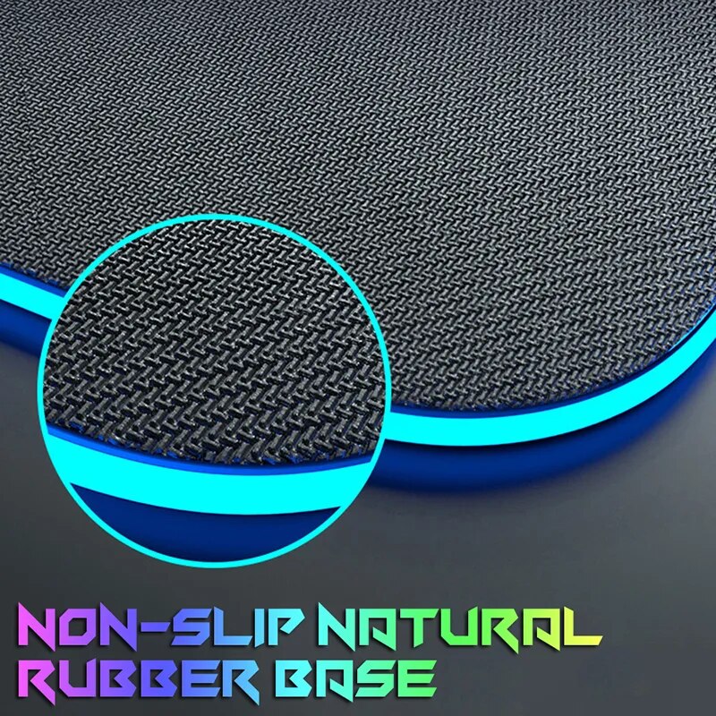 Colorful Luminous LED Lighting Mouse Pad