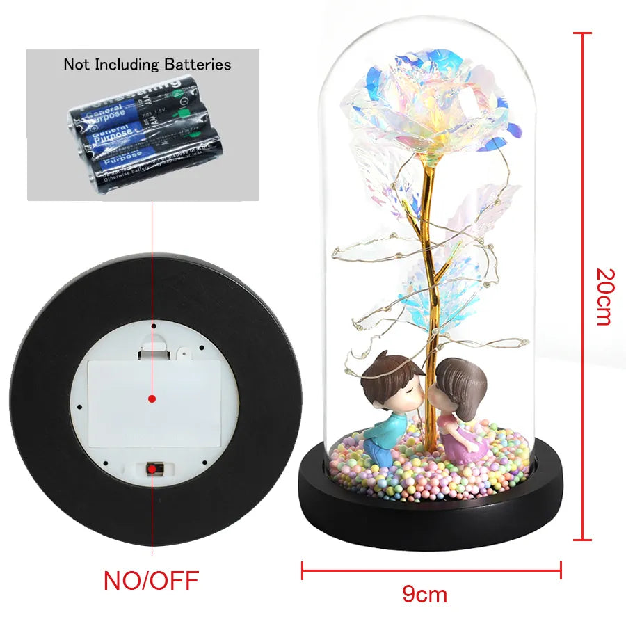 Hot LED Enchanted Galaxy Rose