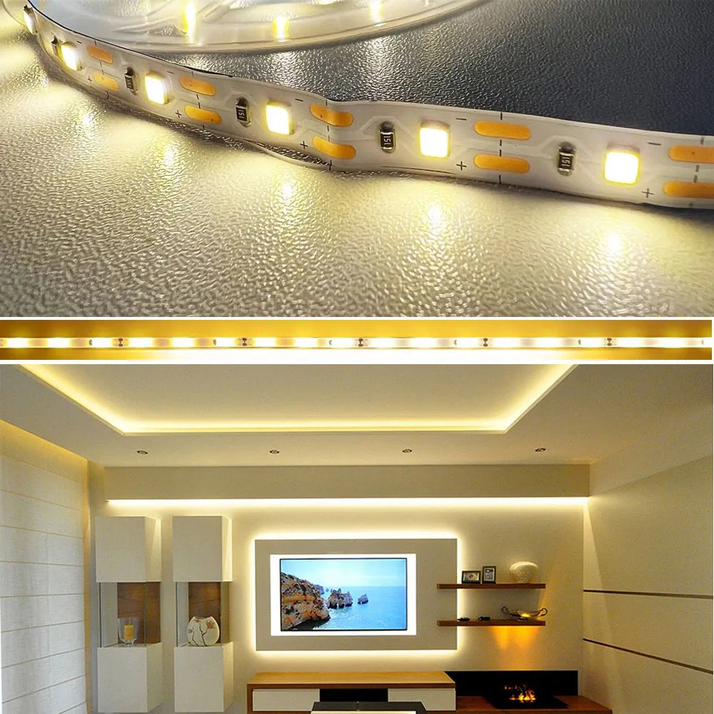 Touch Switch Led Strip Set Dc 5v 2835 Smd Warm White Lighting