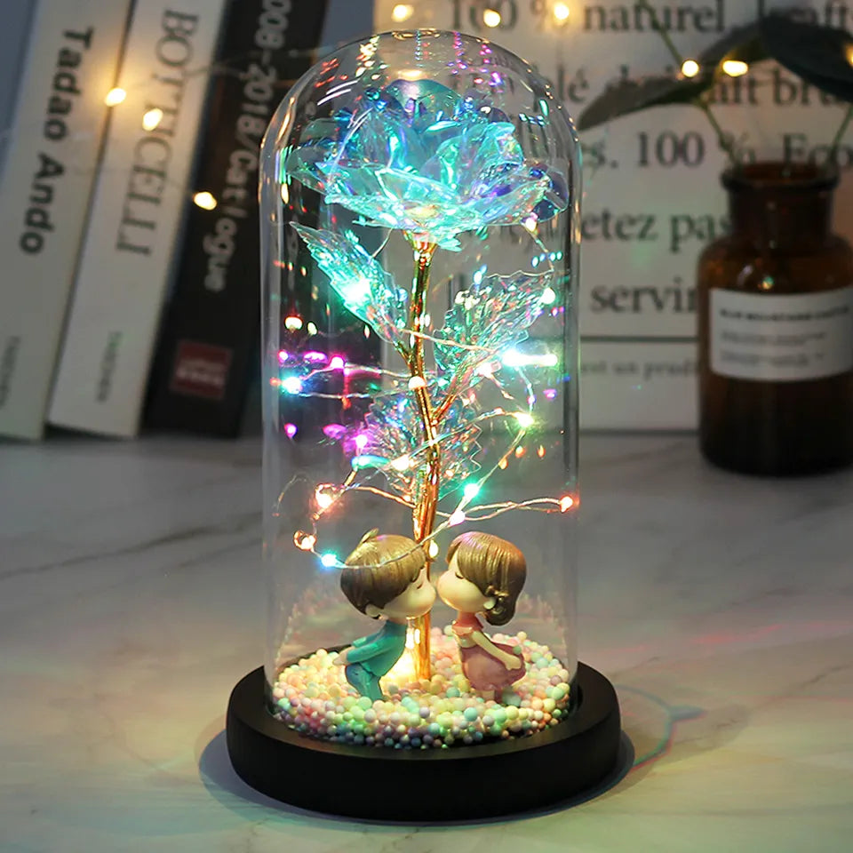 Hot LED Enchanted Galaxy Rose
