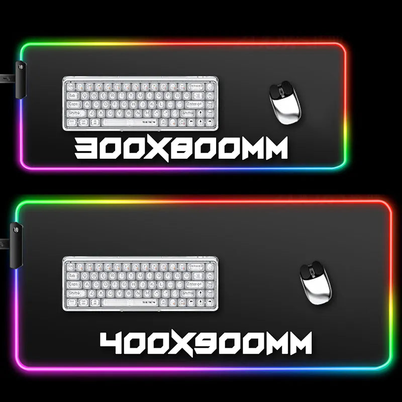 Colorful Luminous LED Lighting Mouse Pad