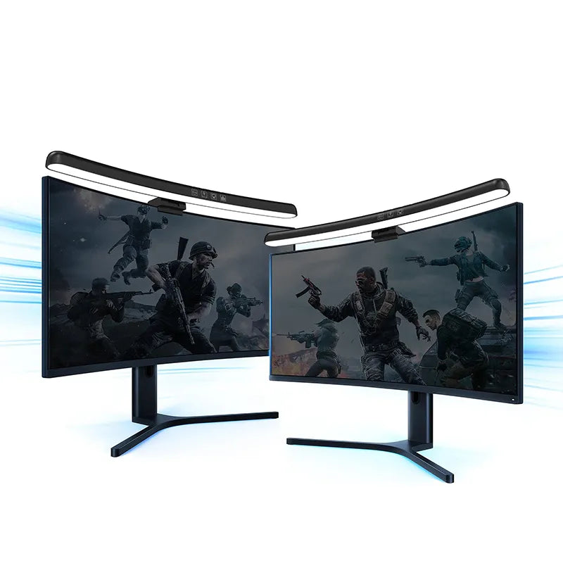 USB Stepless Dimming Screen Hanging Light Curved Screen Monitor Light Bar RGB Background Atmosphere Desk Lamp Monitor Light Bar