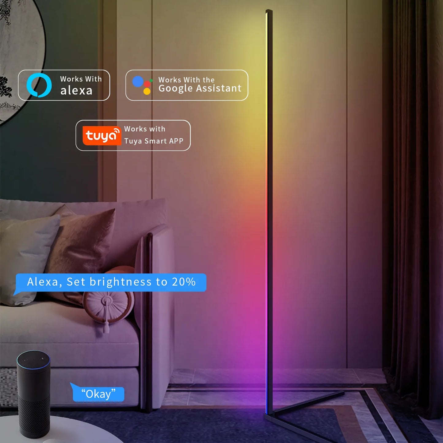 Modern Led Floor Lamp RGB
