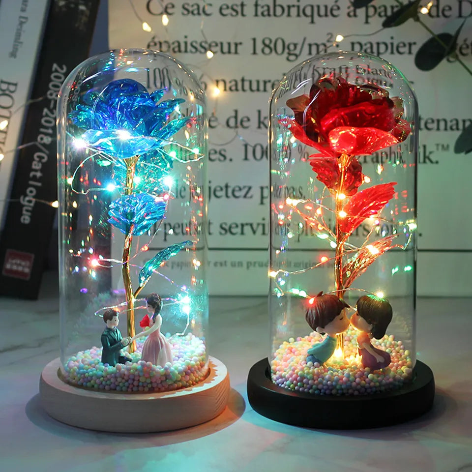 Hot LED Enchanted Galaxy Rose